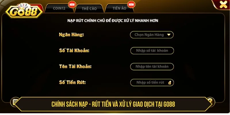 Điều Khoản Dịch Vụ GO88 - Quy Định Người Chơi Cần Biết Chính sách giao dịch tại GO88 được quy định rõ ràng