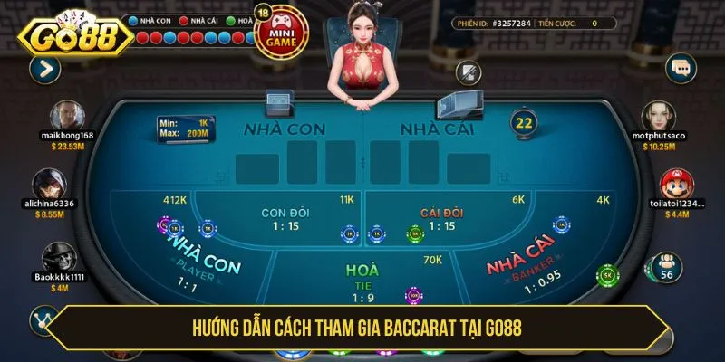 Cách Chơi Baccarat GO88 - Luật Bài Và Kinh Nghiệm Hướng dẫn cách tham gia baccarat tại GO88