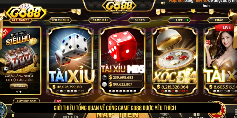 GO88 - Cổng Game Go88 Chính Thức, Link Tải Mới Nhất Giới thiệu tổng quan về cổng game GO88